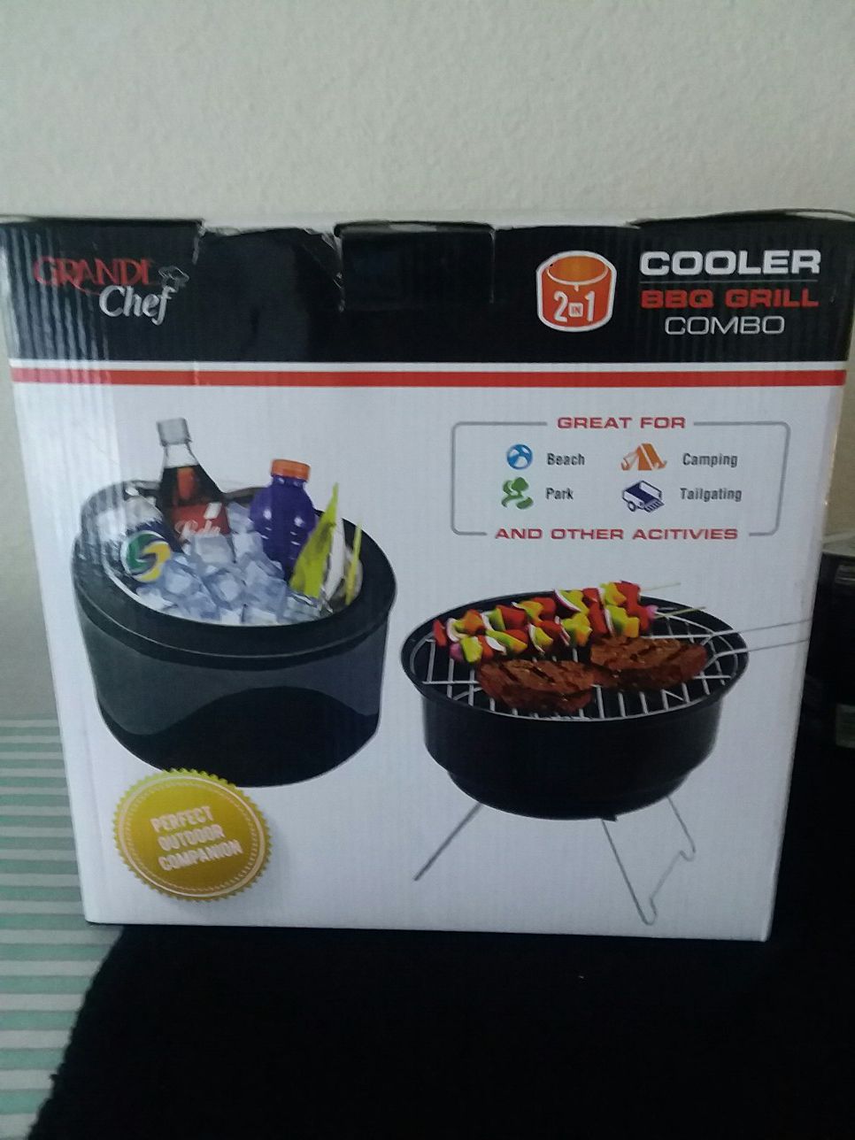 Cooler BBQ Grill Combo