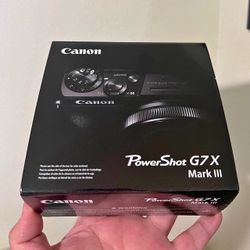 Canon Powershot G7X Mark iii Camera