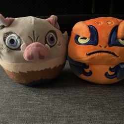 $5 Each Zuru Anime Naruto Demon Slayer Plush Gamakichi Inosuke Trade or Sell