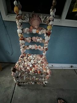 Unique custom made shell chair