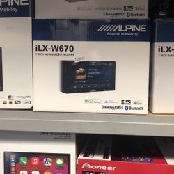 Alpine  ILX - W670 7” Audio Receiver On Sale / Payment Plans Available/ Zero Down/ No Interest/ No Credit Needed 