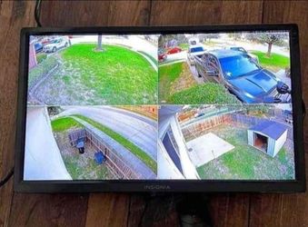 4 CAMARAS D SEGURIDAD-SURVEILLANCE SYSTEMS🔥SPECIAL DEAL🔥 