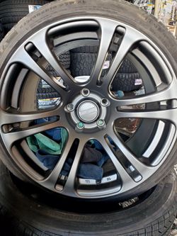 Kansei Matte Gray Alloy Wheel with Tire