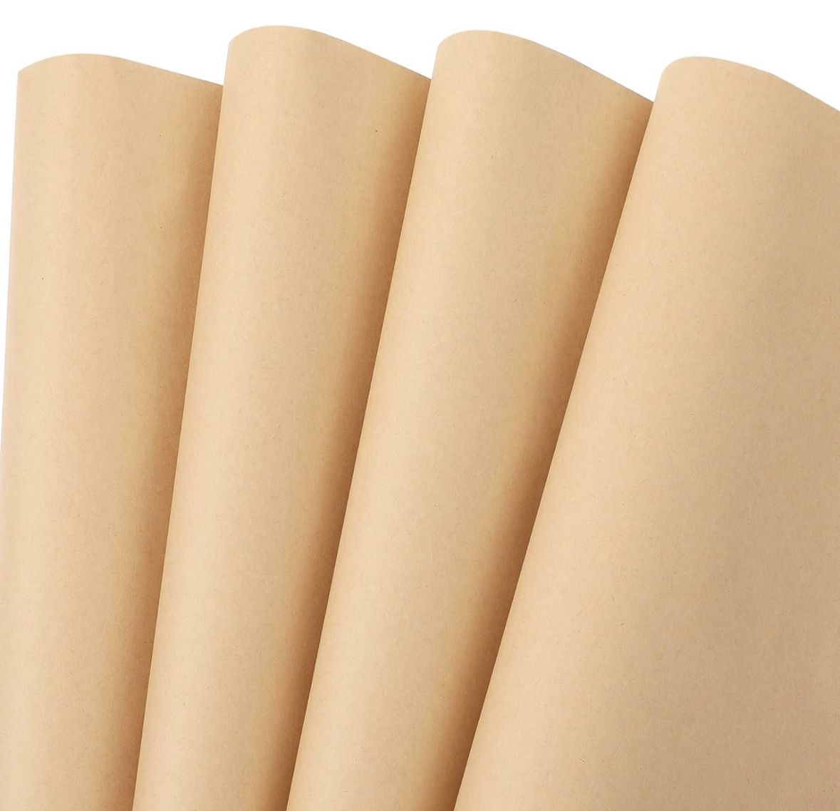 Brown Craft Paper 8 Sheets of Pre-Cut Kraft for Birthday Christmas Gift Wrapping, 20” X 29” each