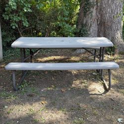 Picnic Table folding easy assembly