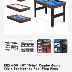 10 in 1 FoosBall Table