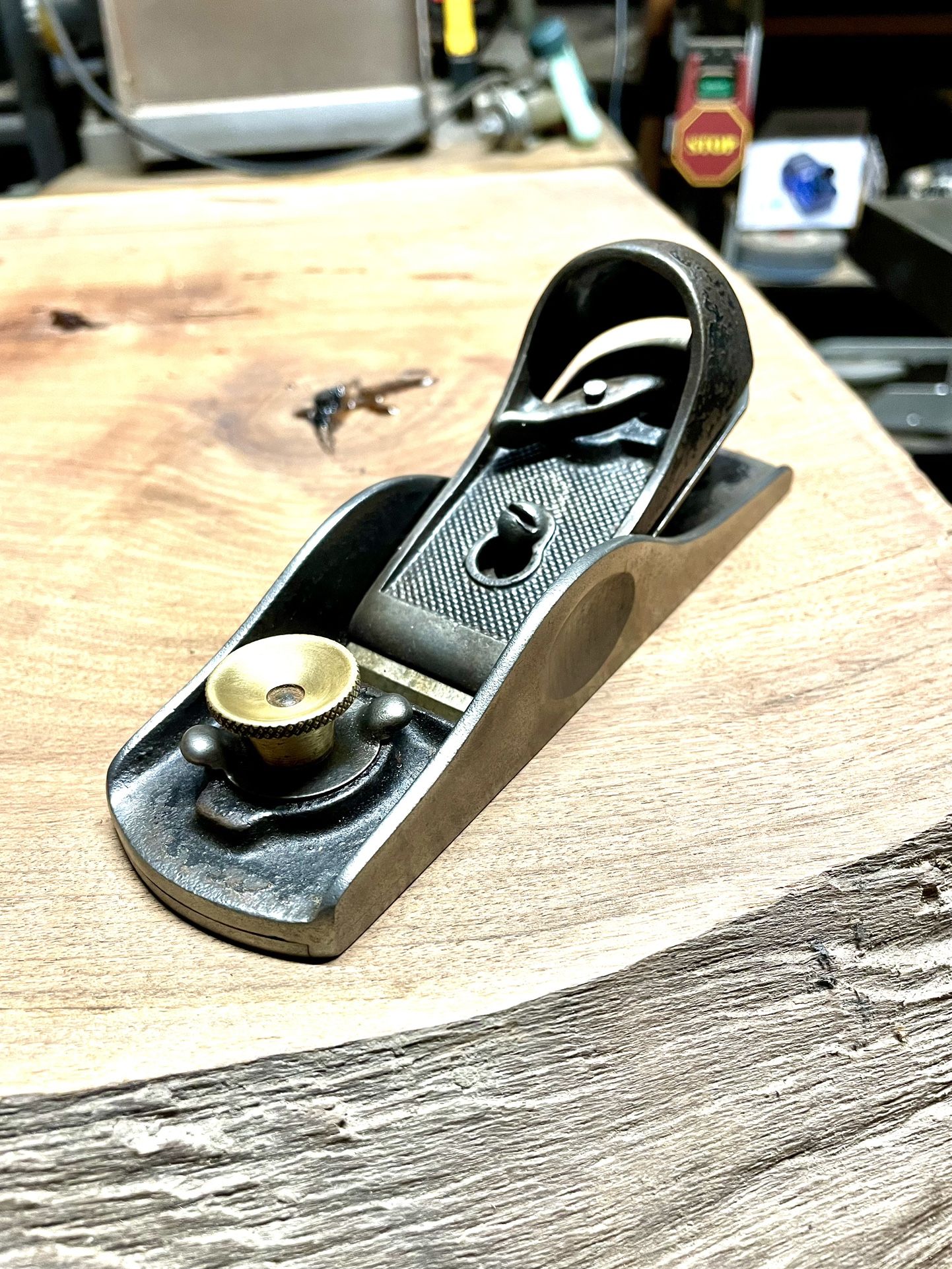 Vintage Stanley adjustable throat block plane fully restored