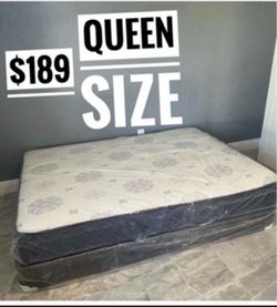 Queen Mattress Set – Medium – Brand New – Delivery Available 🚚