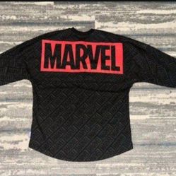New Marvel Disney Spirit Jersey - Size Men's Small.  Color Black / Red