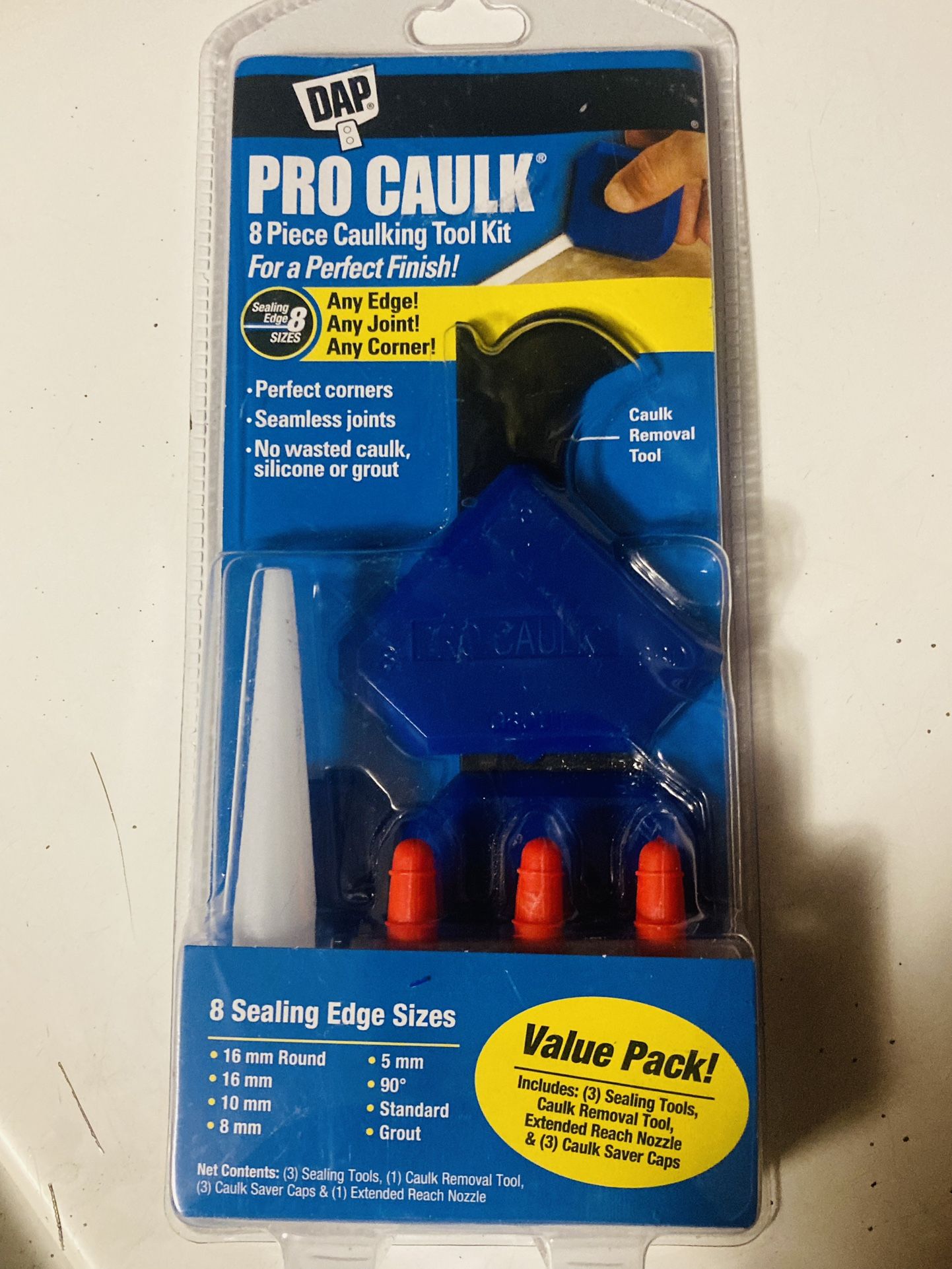 Dap SPro Caulk 8 Piece Caulking Tool Kit # 74551