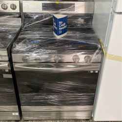 New Samsung 5 Burner Gas Stove With Air Fry