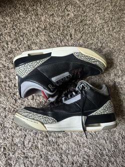 Size 10.5 Jordan 3 ‘Black Cement’ 2018