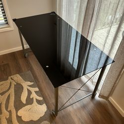 56x28 Glass Desk