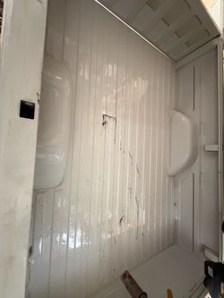 Chevy truck bed white