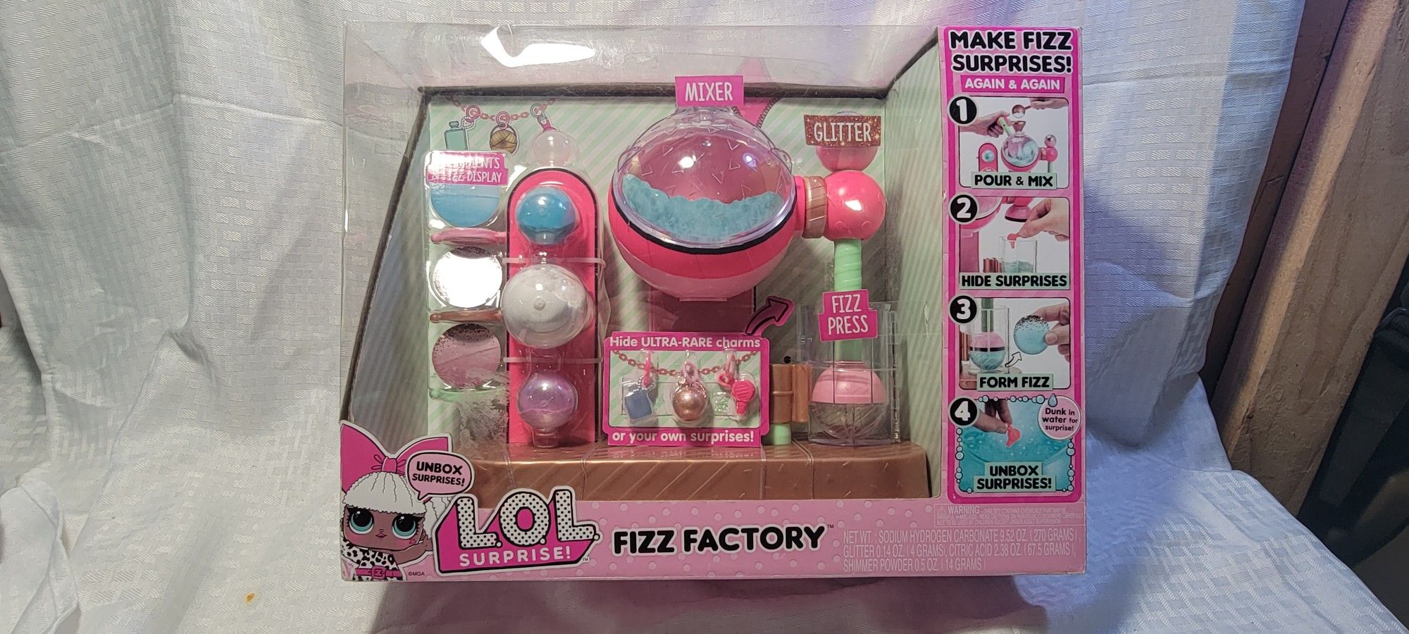 LOL surprise fizz factory mixer glitter