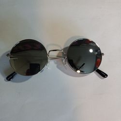 Sunglasses Round Mirror Lens 