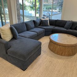 Radley 5-Piece Fabric Chaise Sectional Sofa