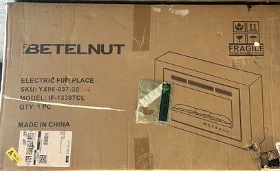 Betelnut Electric Fireplace Never Used