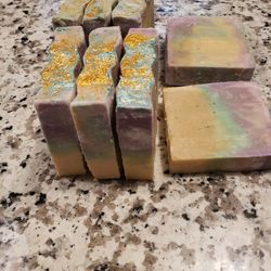Homemade Natural Glitter Soap 1#