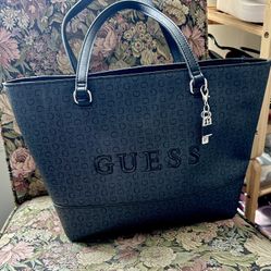New, Never Used Black GUESS Handbag 