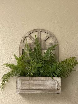 Fake plants wall decor