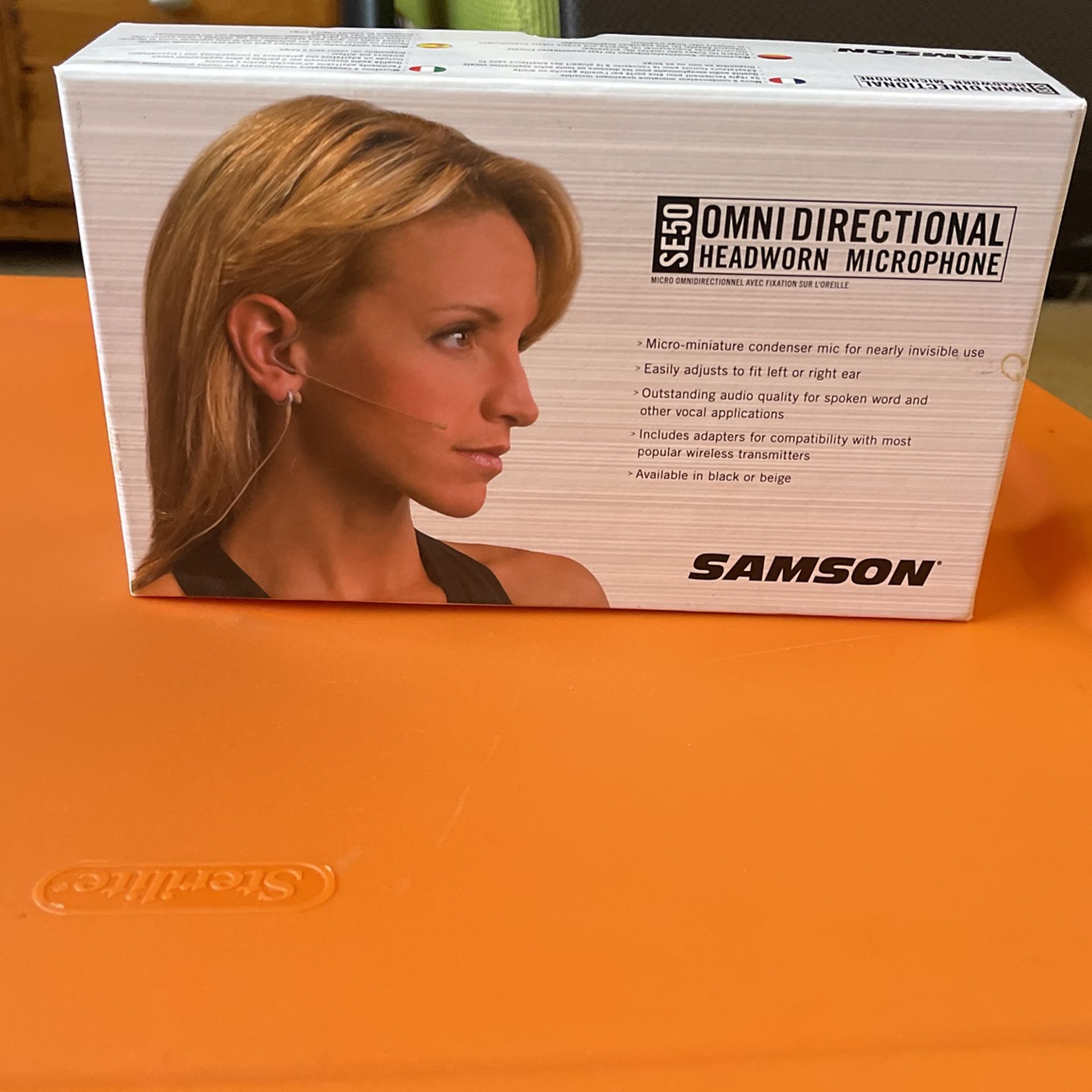 Samson SASE50T SE50 Omni Wireless Headworn Headset Microphone Single Ear NEW