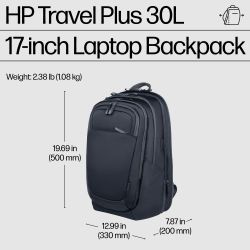 HP Travel Plus 30L 17 Laptop Backpack