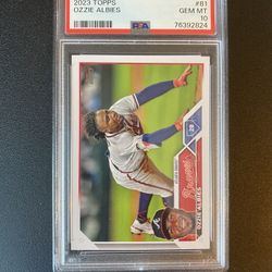 2023 Topps Ozzie Albies #81 PSA 10