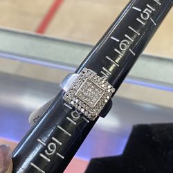 10k White Gold Diamond Ring 💘 V-Day Deals 💝