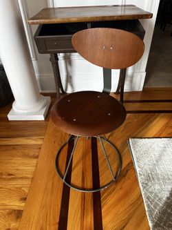 Vintage Child’s Swivel Chair (Adjustable Height)
