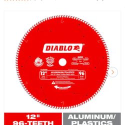 DIABLO 12in. x 96-Tooth Aluminum and Plastics Saw Blade,TOLS,miter saw