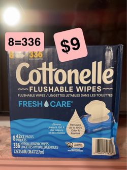 Cottonelle flushable wipes