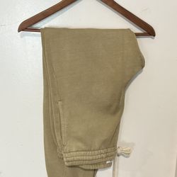 NEW PacSun Men’s Relaxed Fit Joggers Tan size Medium Comfort Activewear 