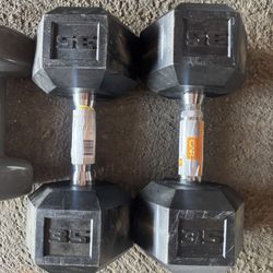35 Pound Dumbbell Set