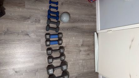 Hex Dumbbells Fair Condition 188lbs total