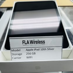 Apple iPad 10th 256GB Silver 