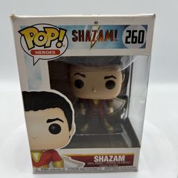 Funko Pop Heroes Shazam 260 DC Vinyl Figure New Box Wear