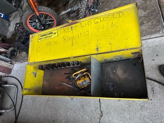 Two large lockable truck boxes