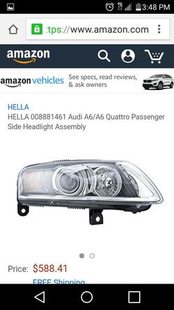 Audi headlight