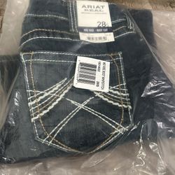 ARIAT REAL 28shoet Mid Rise boot cut NEW 