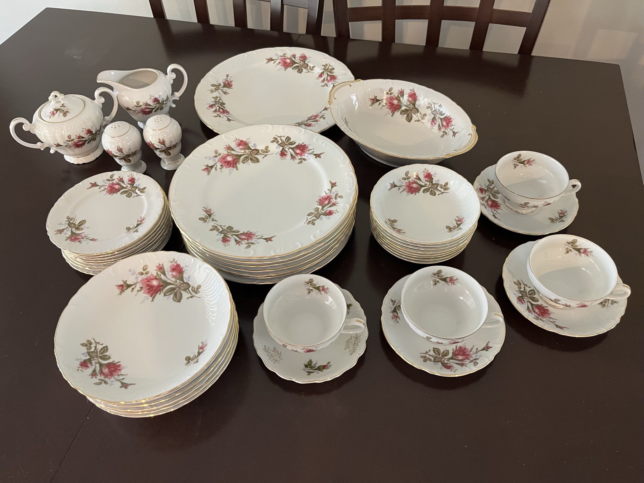 Fine China; Grant Crest - Royal Rose