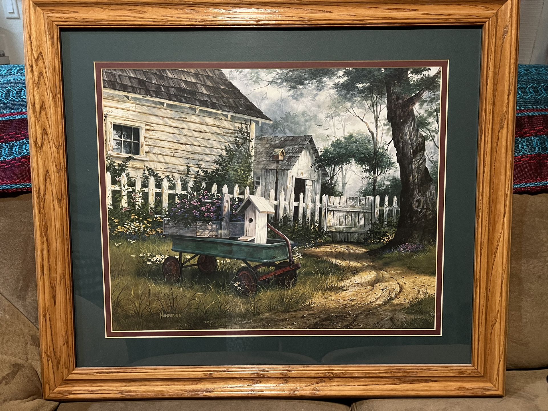 Framed Country Picture 