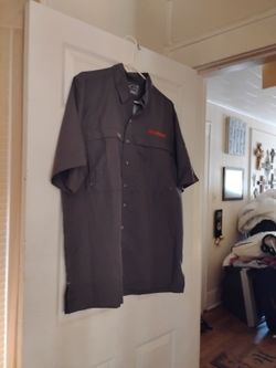 Metal grey shirt...it's xl