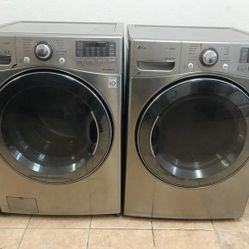 🍂SET WASHER AND DRYER LG STAINLESS STEEL 🍂✔️STACKABLE-SIDE BY SIDE✔️🆓️FREE DELIVERY🆓️