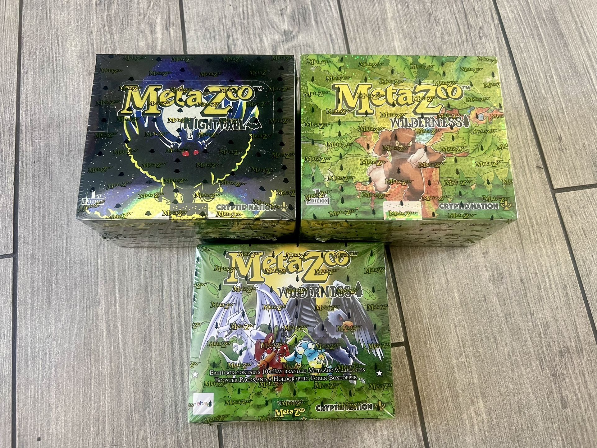 Metazoo - Booster Boxes (Wilderness, Nightfall, eBay Wilderness)