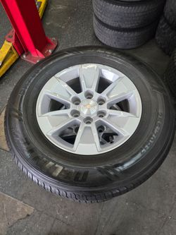 17" Chevy Silverado rims used tires