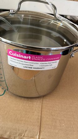 Cuisinart Classic Stainless Steel Stock Pot with Lid