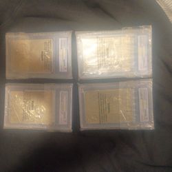 ******For All     STARWARS Fans *********.                 1995 Star wars 23kt Gold Plated Chewbacca, R2D2 & C3PO, Obi Wan Kenobi And Yoda. 