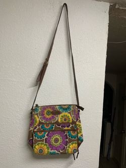 Women’s Relic Brand Floral Canvas Crossbody Purse