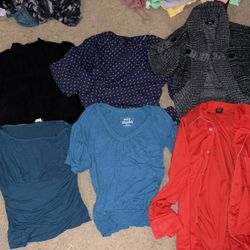 Women's Clothing Bundle - Mudd Top, Cardigan, Hoodies & More
